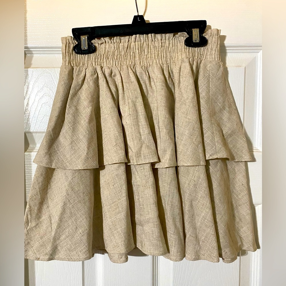 Princess Polly Linen Skirt Size 6 EEUC